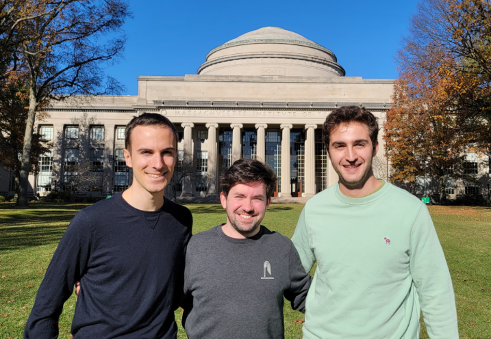 Boltz co-founders (from left to right), Gabriele Corso, PhD, Jeremy Wohlwend, PhD, and Saro Passaro [MIT]