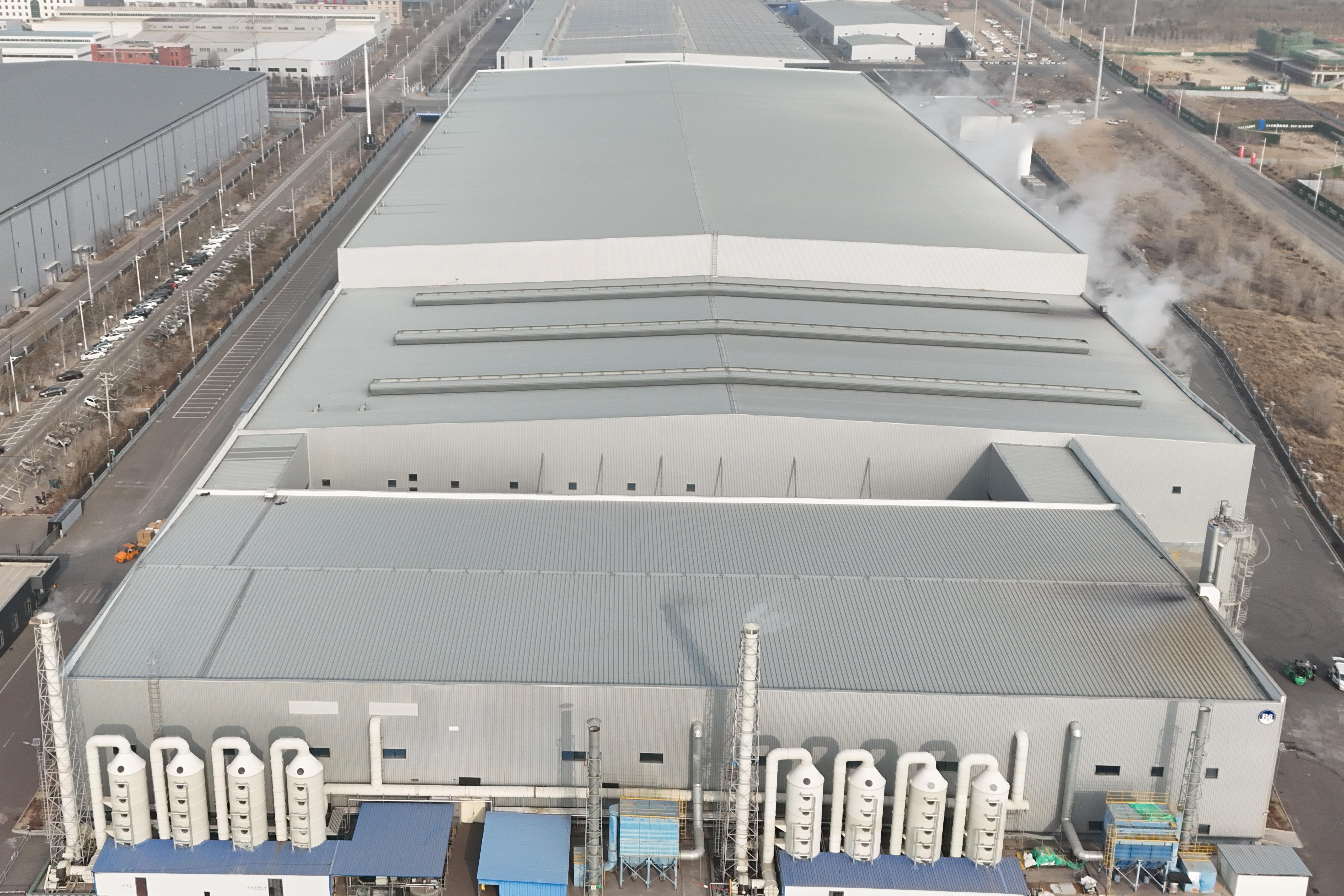 弘元绿能包头工厂钢结构工程